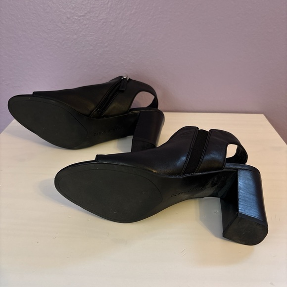 Black Women's Open-Toe Heels - Picture 4 of 7